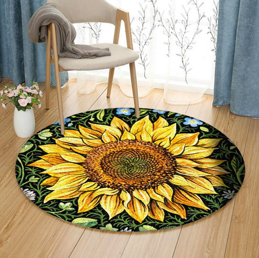 Sunflower DP220823RR Round Area Rug