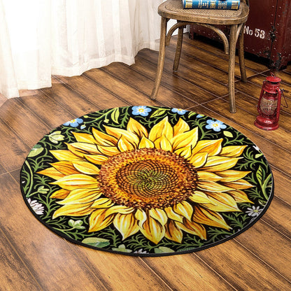 Sunflower DP220823RR Round Area Rug