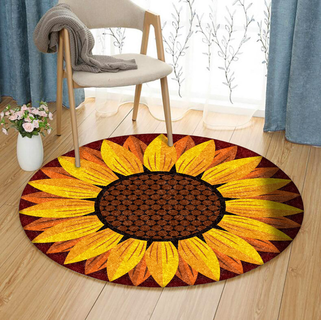 Sunflower HM270950TM Round Area Rug