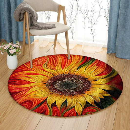 Sunflower HM310715A Round Area Rug