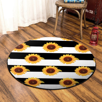 Sunflower HM310717A Round Area Rug