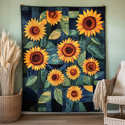 Colcha colgante con diseño de girasoles y sueños NCU0TL921