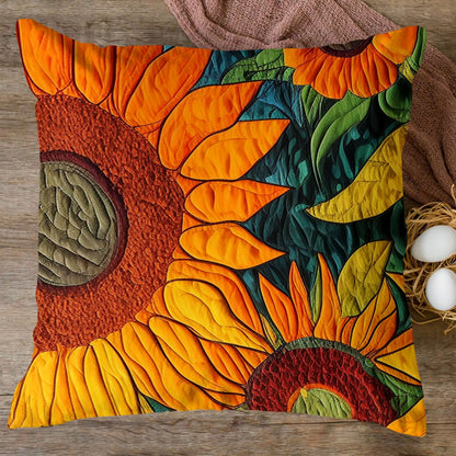 Sunflowers Quilted Pillow Case NCU0LL001