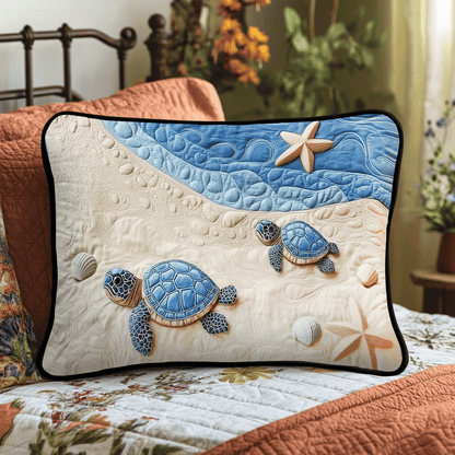 Sunlit Seashore Quilted Bedding Pillow Case NCU0DV2149