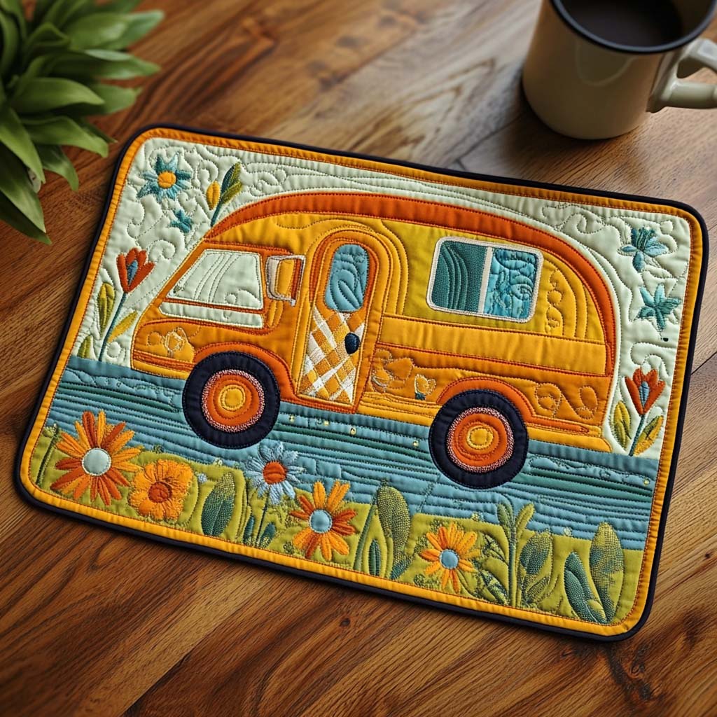 Sunset Camper Quilted Placemat NCU0NT811