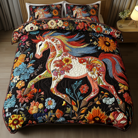 Sunset Rider 3-Piece Quilted Bedding Set NCU0DK2500