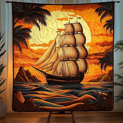 Sunset Sail Quilted Blanket NCU0VH556