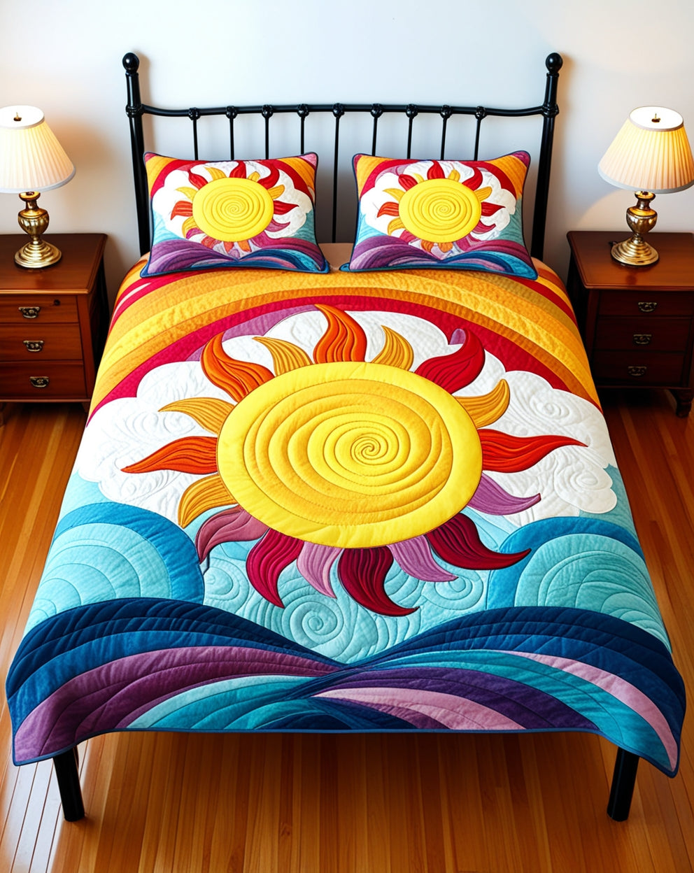 Sunshine By The Sea NTA281024271 Quilt Bedding Set