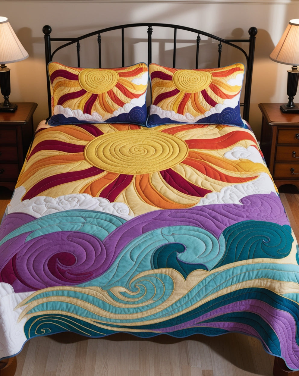 Sunshine By The Sea NTA281024272 Quilt Bedding Set