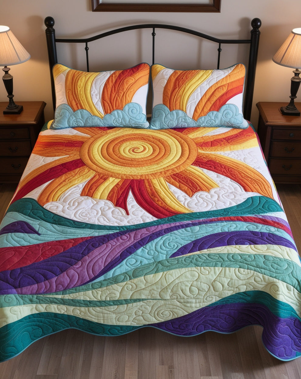 Sunshine By The Sea NTA281024276 Quilt Bedding Set