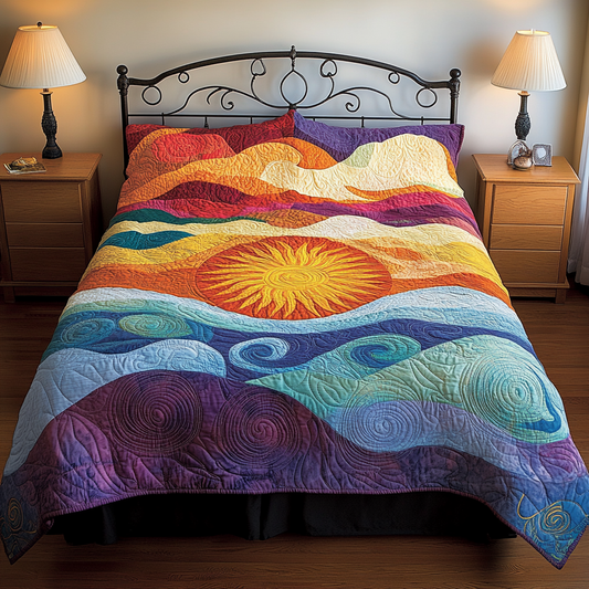 Sunshine By The Sea TAI281024226 Quilt Blanket