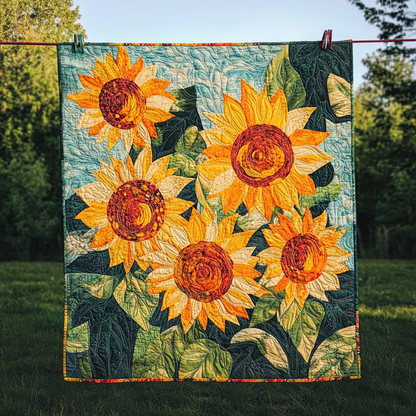 Sunshine Harvest Art Quilt Hanging NCU0TL918