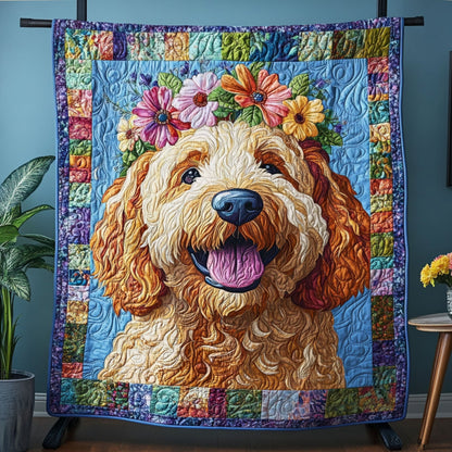 Sunshine Pup Quilted Blanket NCU0PT3085