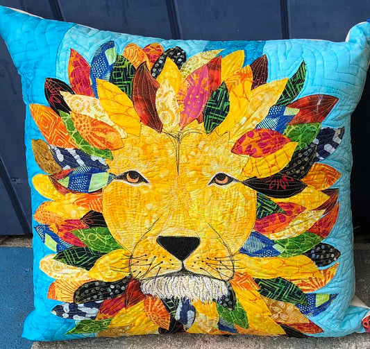 Lion CLA080424248 Quilted Pillow Case