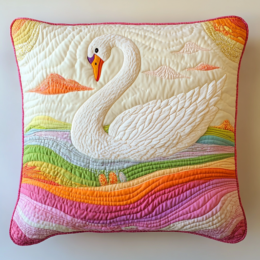 Swan DAI311024457 Quilted Pillow Case