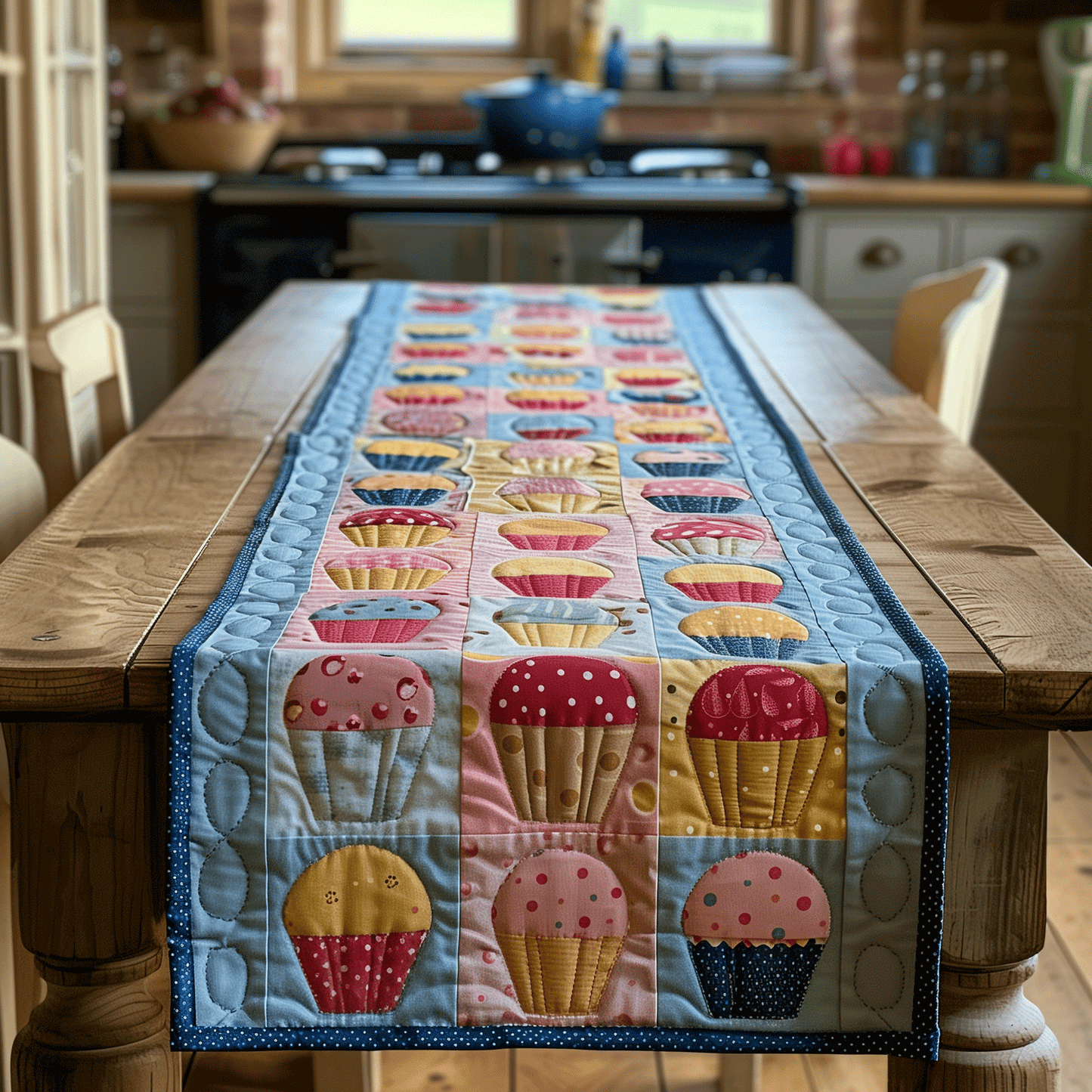 Sweet Bakes Quilted Table Runner NCU0TH1277