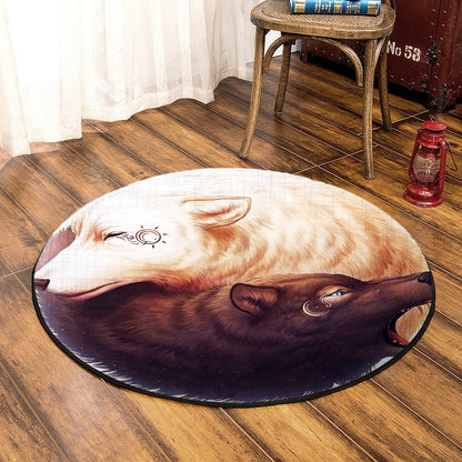 The Wolf CG310721A Round Area Rug