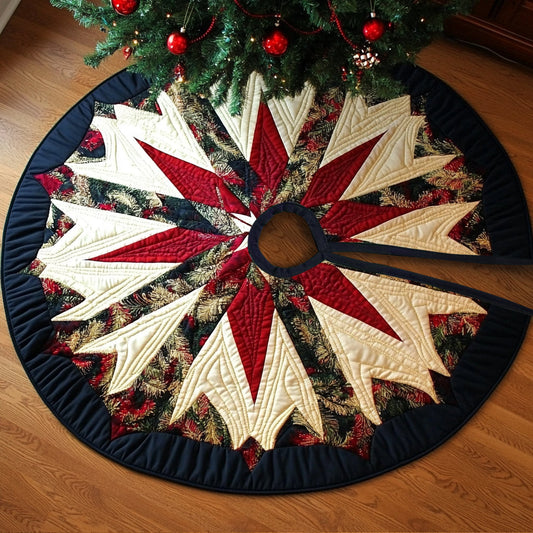 Christmas Star TL040924443 Quilted Tree Skirt