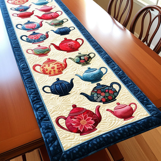 Teapot NTA041124669 Quilted Table Runner