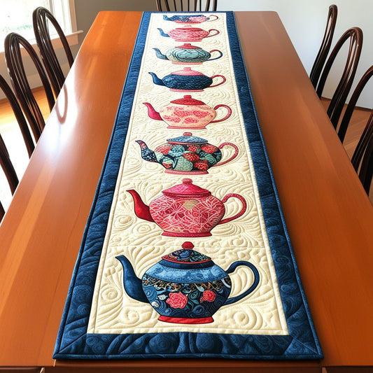 Teapot NTA041124670 Quilted Table Runner