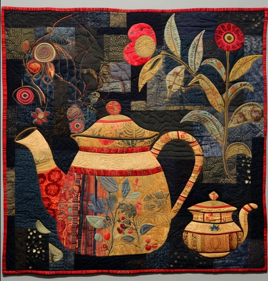 Teapot TAI260224008 Quilt Blanket