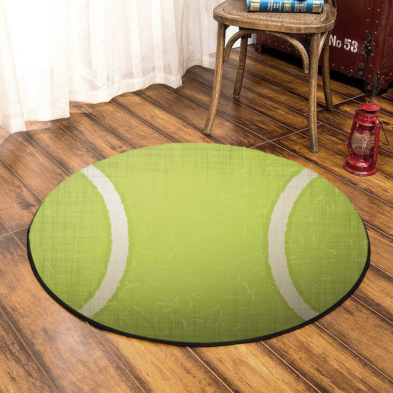 Tennis HN260810RR Round Area Rug