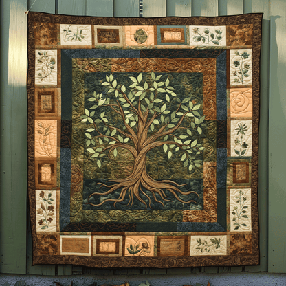 The Life Tree Quilted Blanket NCU0TL2301