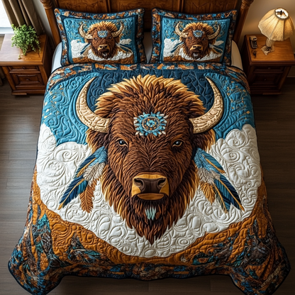 Thunderous Roam Quilted Bedding Set NCU0DV2420