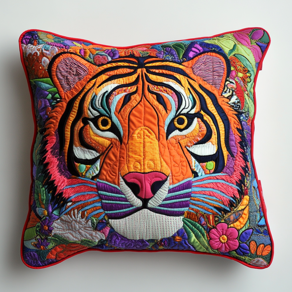 Tiger DAI05112485 Quilted Pillow Case