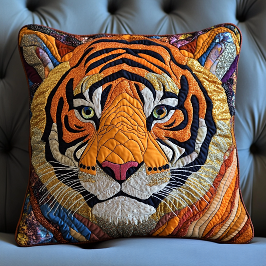 Tiger DAI05112486 Quilted Pillow Case