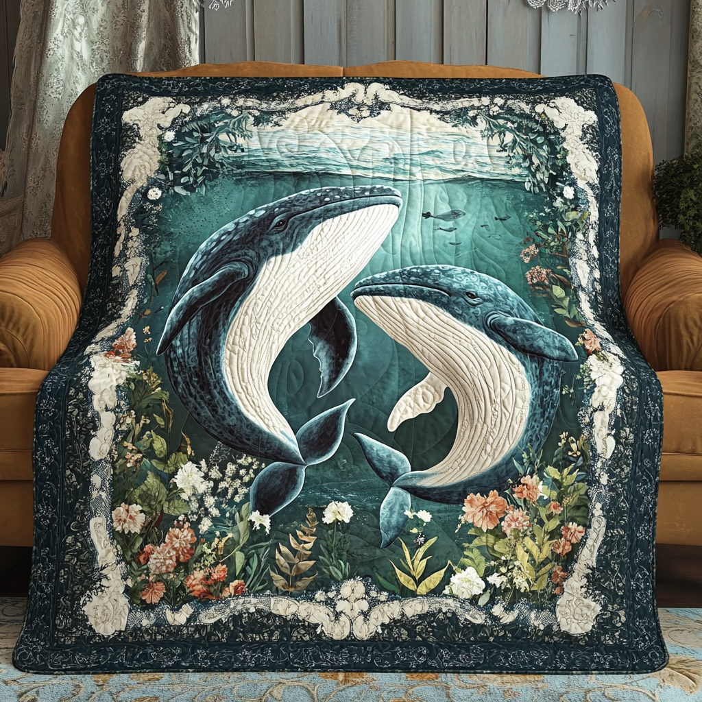 Timeless Ocean Quilted Blanket NCU0TL2463