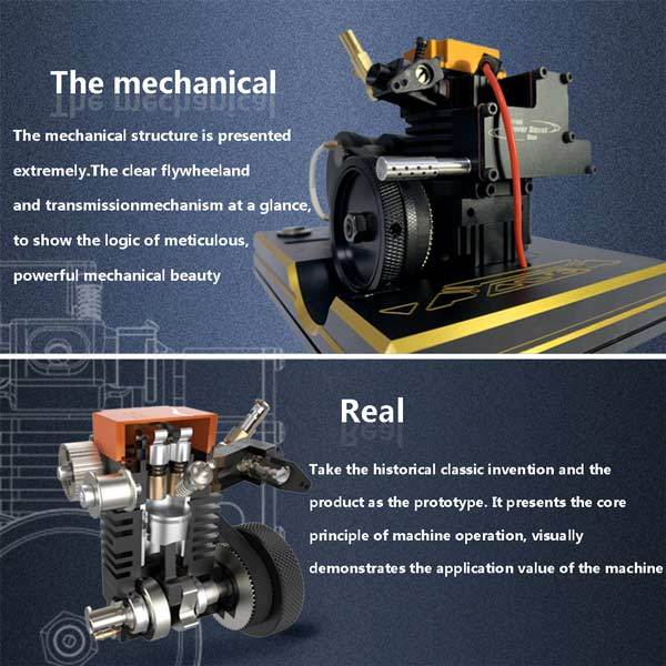 4 Stroke RC Nitro Engine Model Kit