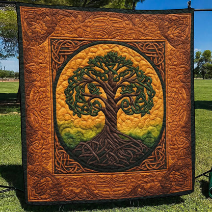 Tree Of Life Quilted Blanket NCU0TH445