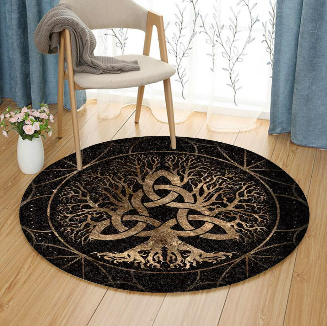 Tree Of Life BT120814AA Round Area Rug