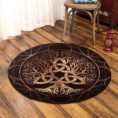 Tree Of Life BT120814AA Round Area Rug