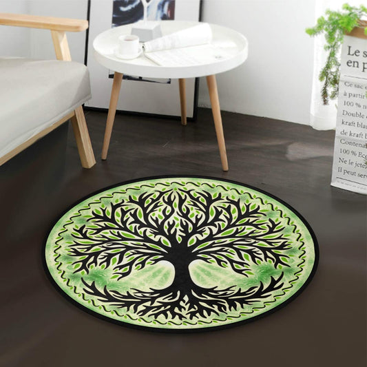 Tree Of Life CLM2809092R Round Area Rug