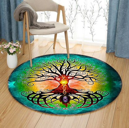 Tree Of Life TN050818 Round Area Rug