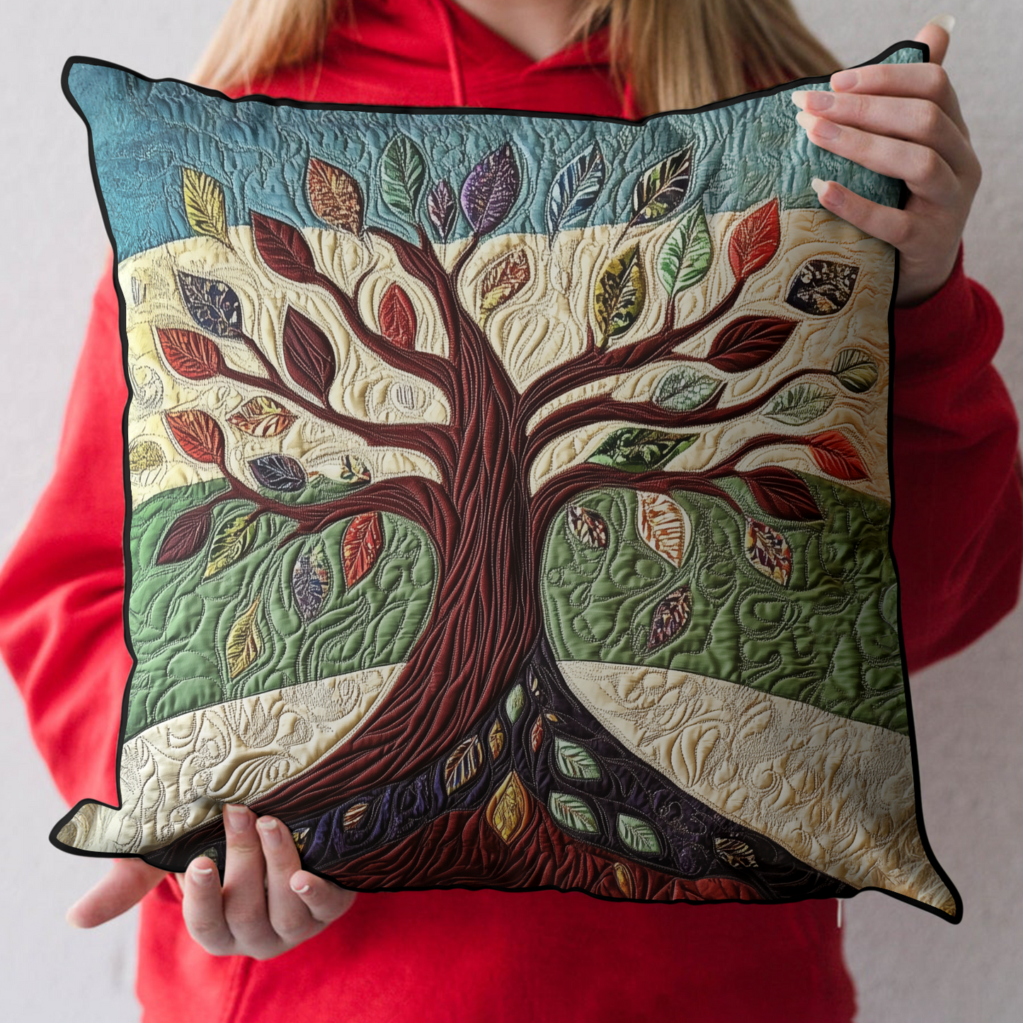 Tree of Life Quilted Pillow Case NCU0DK3520