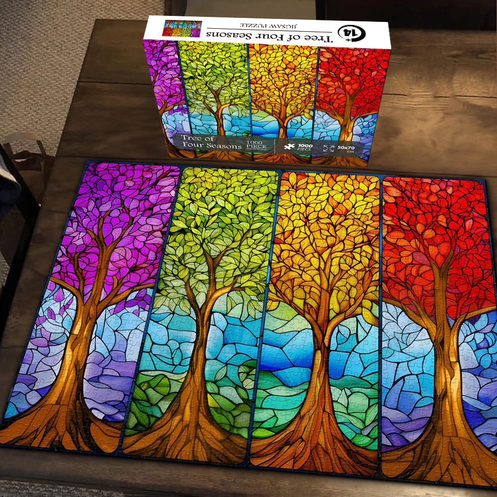 Tree of Four Seasons Jigsaw Puzzle 1000 Pieces