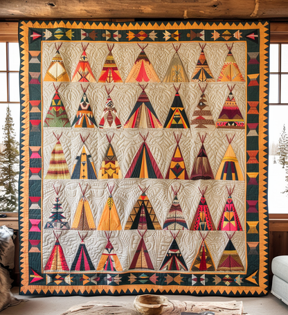 Tribal Charm Quilted Blanket NCU0DV1658