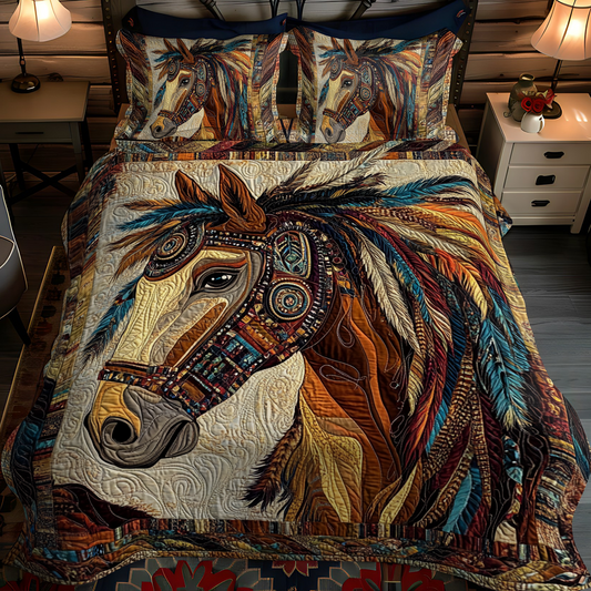 Tribal Majesty Quilted Bedding Set NCU0VH253