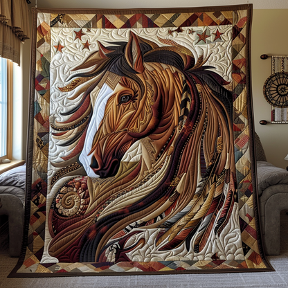 Tribal Winds Rider Quilted Blanket NCU0DV1569