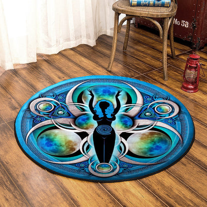 Triple Goddess BL170832RR Round Area Rug