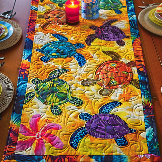 Tropical Paradise Quilted Table Runner NCU0DV211