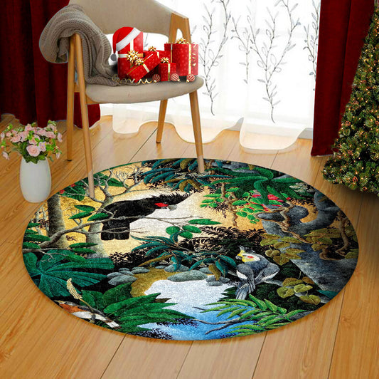 Tropical Jungle DT2910064TM Round Area Rug