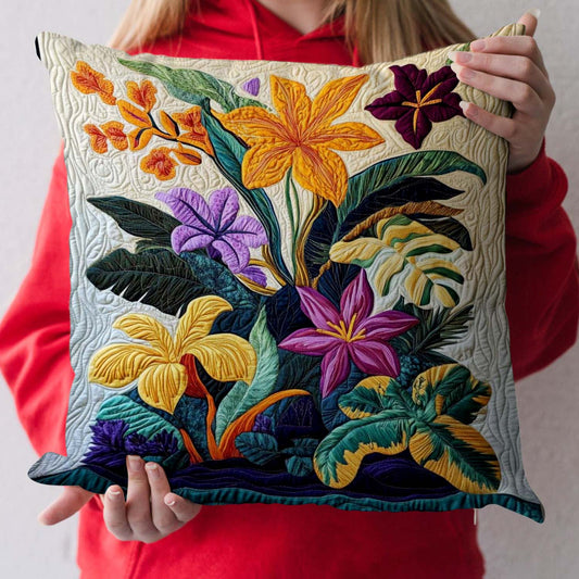 Tropical Bloom Quilted Pillow Case NCU0NT1091