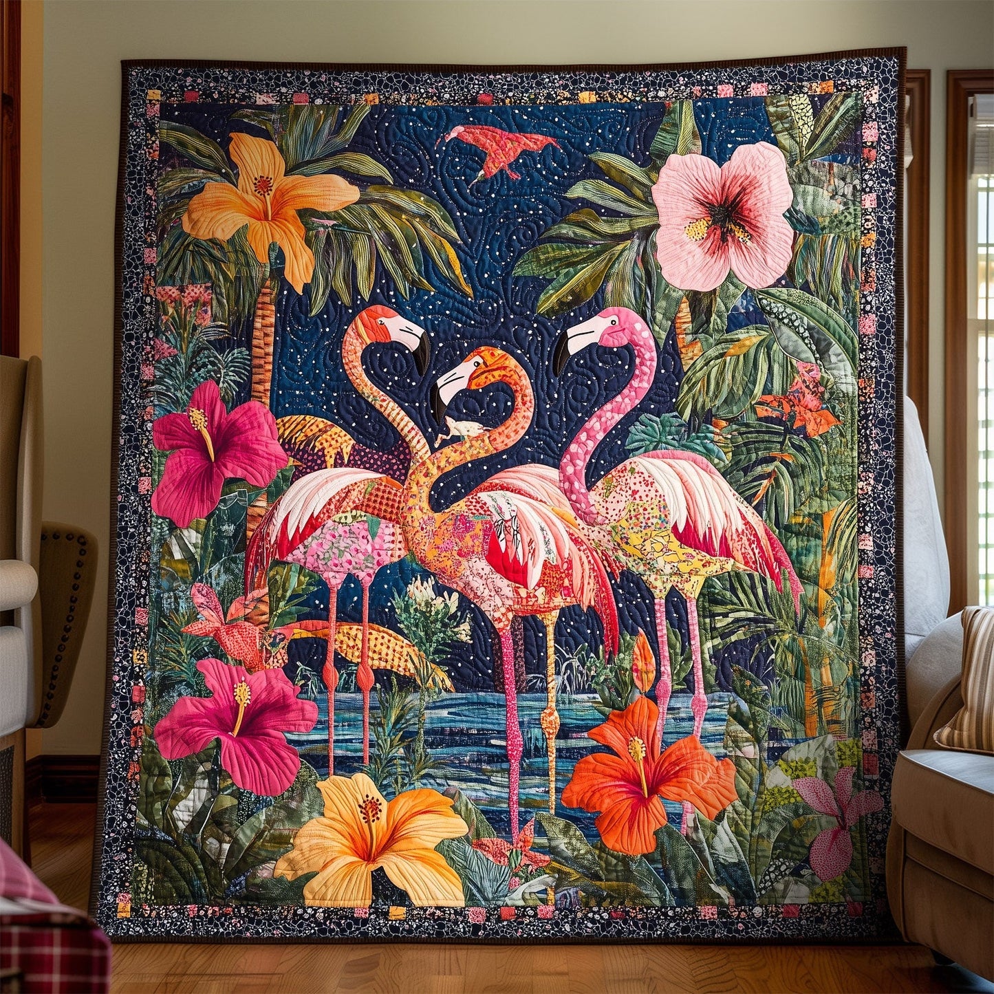 Tropical Dreams Quilted Blanket NCU0TH1397