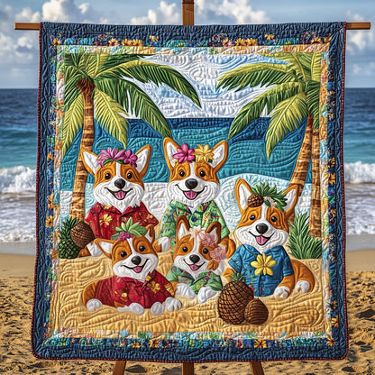 Tropical Tails Adventure Quilted Blanket NCU0PT1460