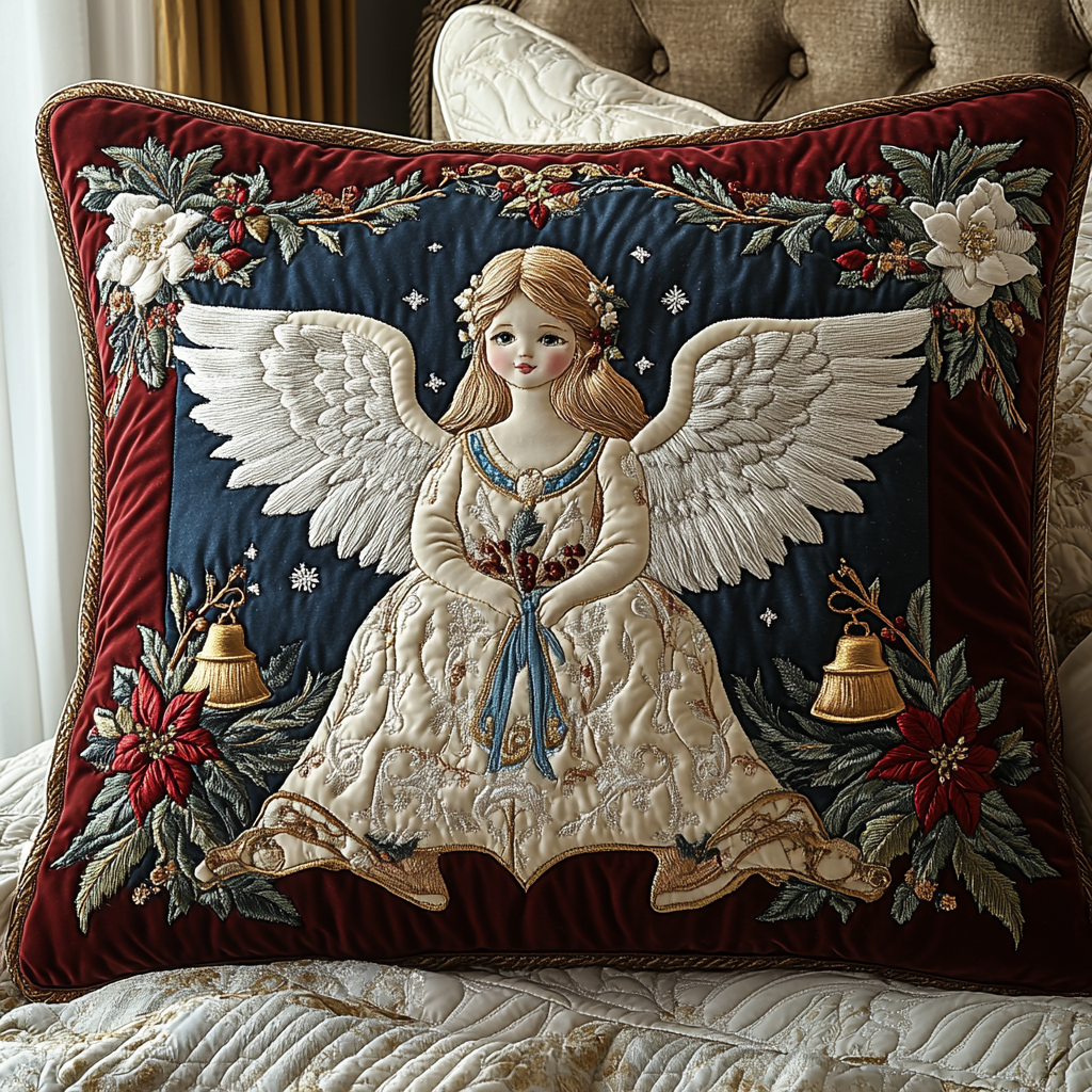 Trumpets of Joy Quilted Bedding Pillow Case NCU0DV2450