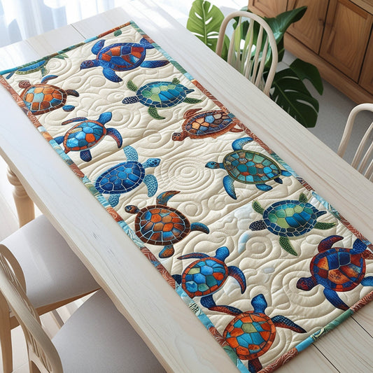 Turtle NTA311024244 Quilted Table Runner